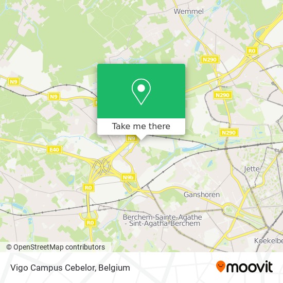 Vigo Campus Cebelor map