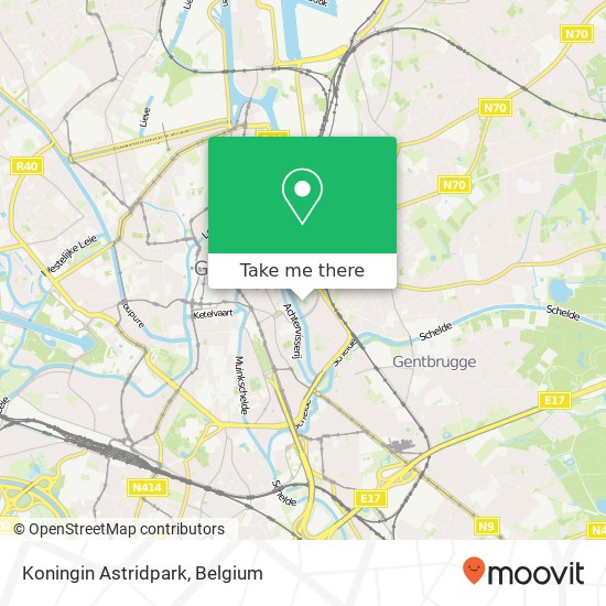 Koningin Astridpark map