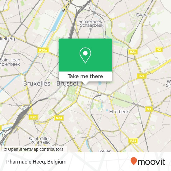 Pharmacie Hecq map