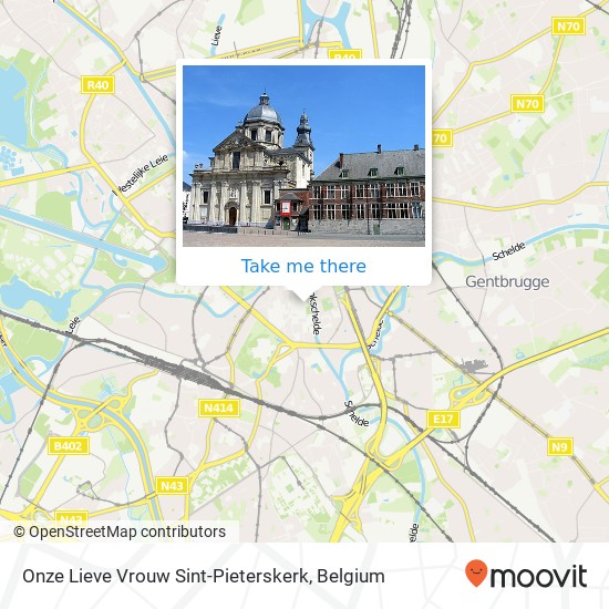 Onze Lieve Vrouw Sint-Pieterskerk map