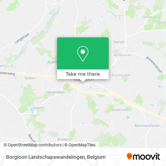 Borgloon Landschapswandelingen plan