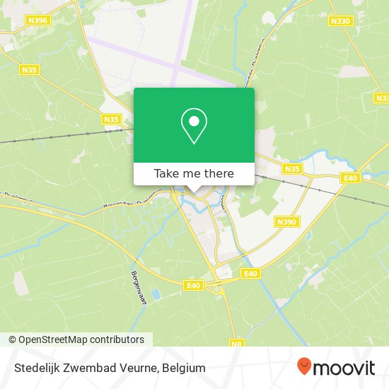 Stedelijk Zwembad Veurne map
