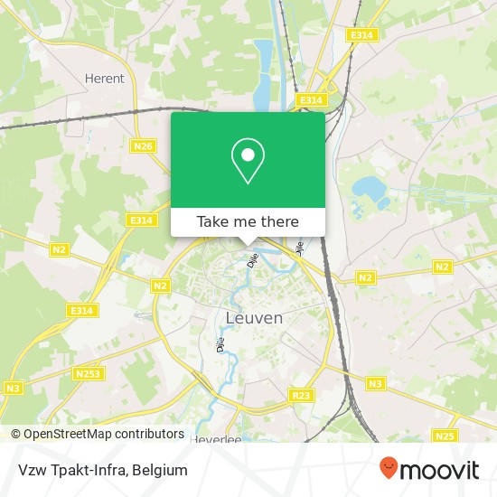 Vzw Tpakt-Infra map