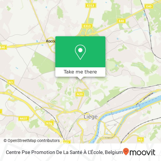 Centre Pse Promotion De La Santé À L'École map