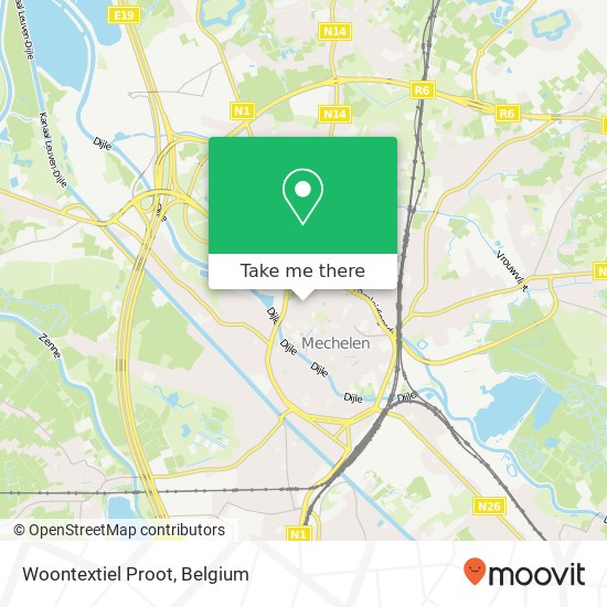 Woontextiel Proot plan