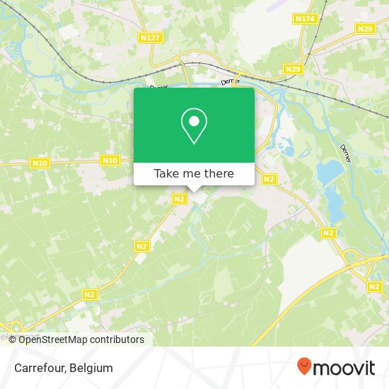 Carrefour map