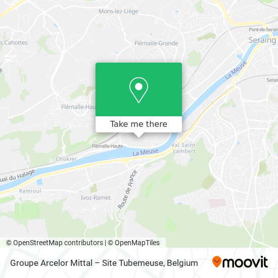 Groupe Arcelor Mittal – Site Tubemeuse map