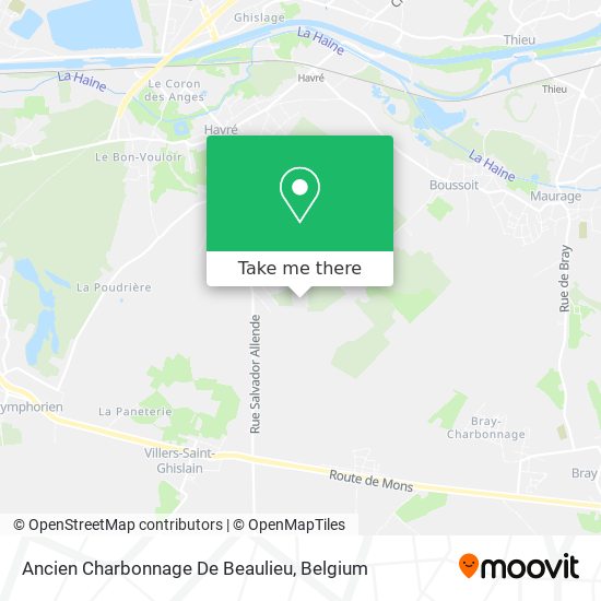 Ancien Charbonnage De Beaulieu plan