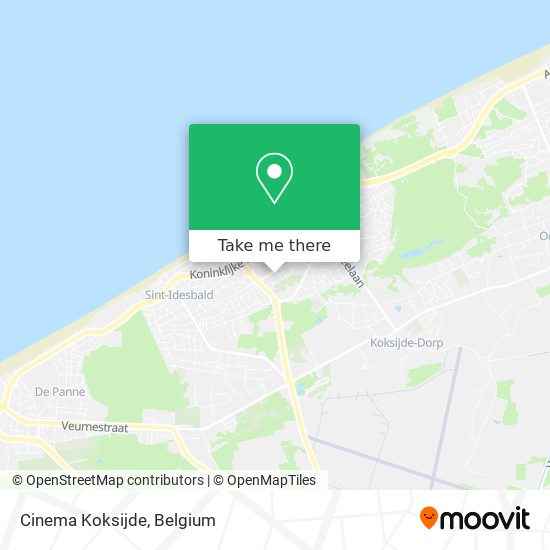 Cinema Koksijde map