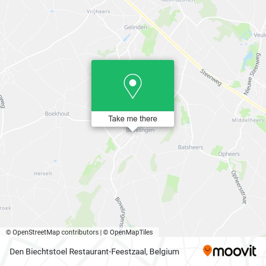 Den Biechtstoel Restaurant-Feestzaal map