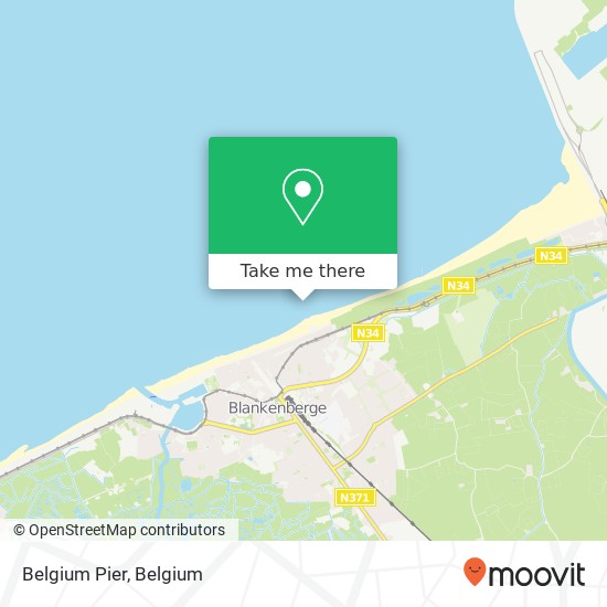 Belgium Pier map