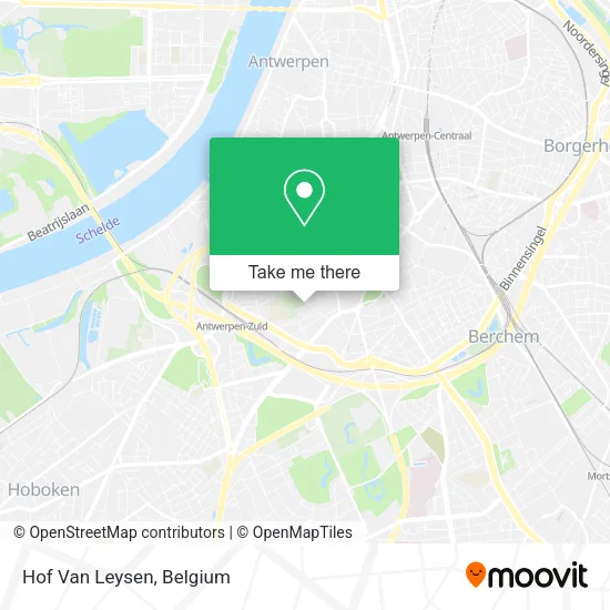 Hof Van Leysen map