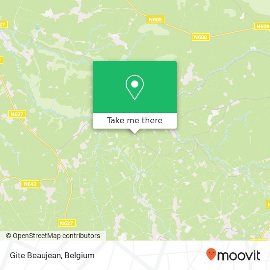 Gite Beaujean map