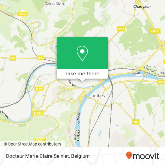 Docteur Marie-Claire Seinlet map