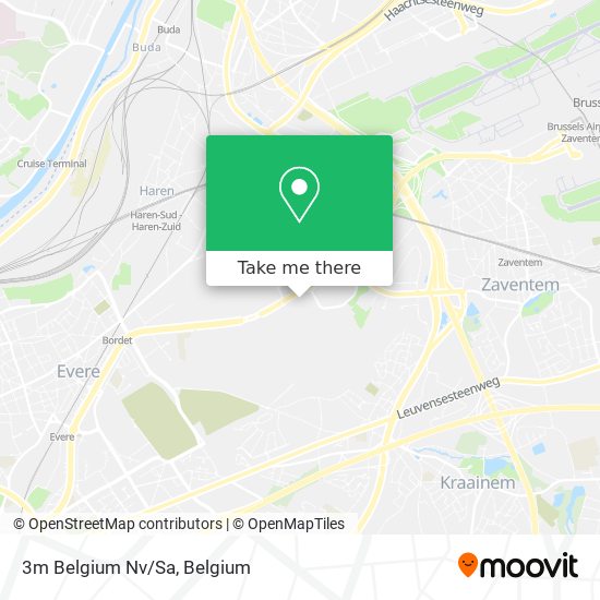 3m Belgium Nv/Sa map
