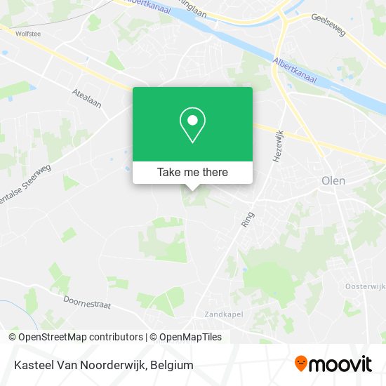 Kasteel Van Noorderwijk map