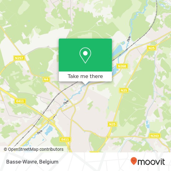 Basse-Wavre map