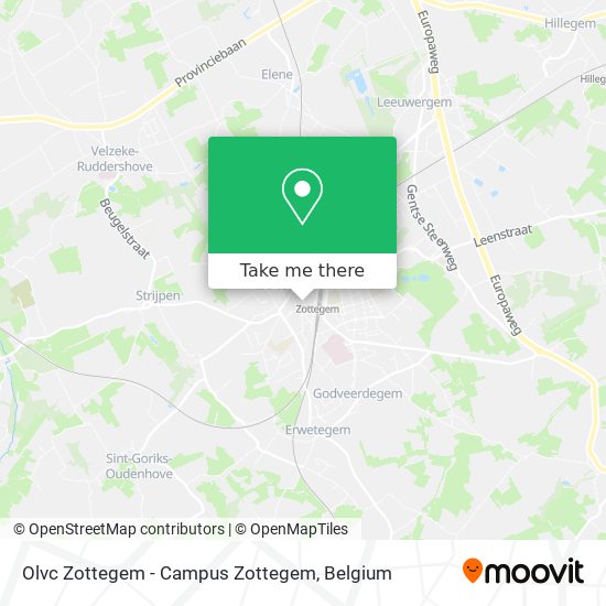 Olvc Zottegem - Campus Zottegem map