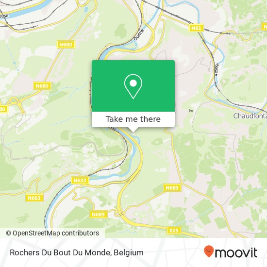 Rochers Du Bout Du Monde map