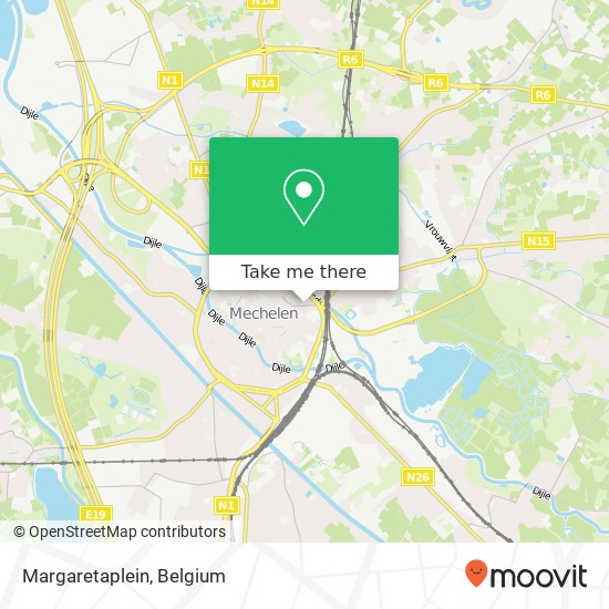 Margaretaplein map
