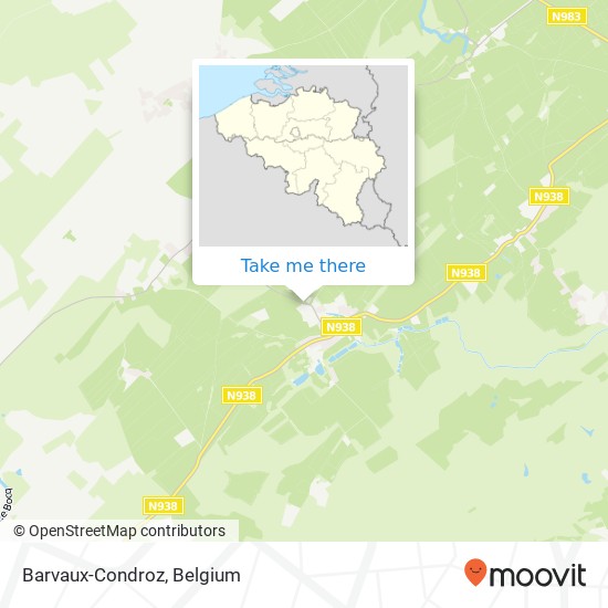 Barvaux-Condroz map
