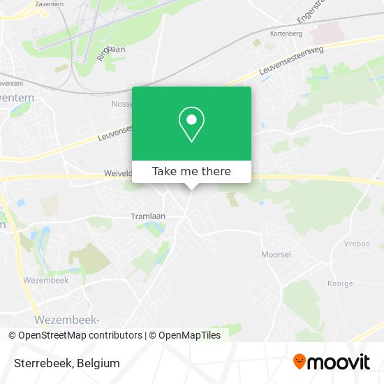 Sterrebeek map