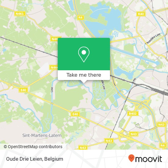 Oude Drie Leien map