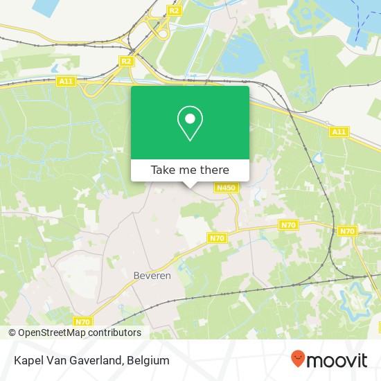 Kapel Van Gaverland plan