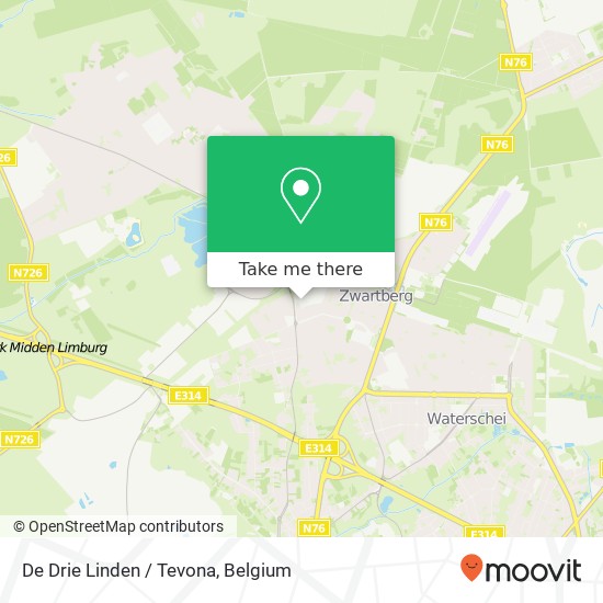 De Drie Linden / Tevona map