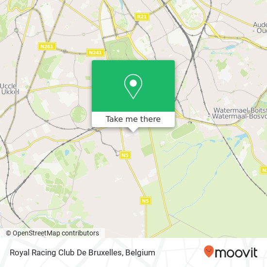 Royal Racing Club De Bruxelles map