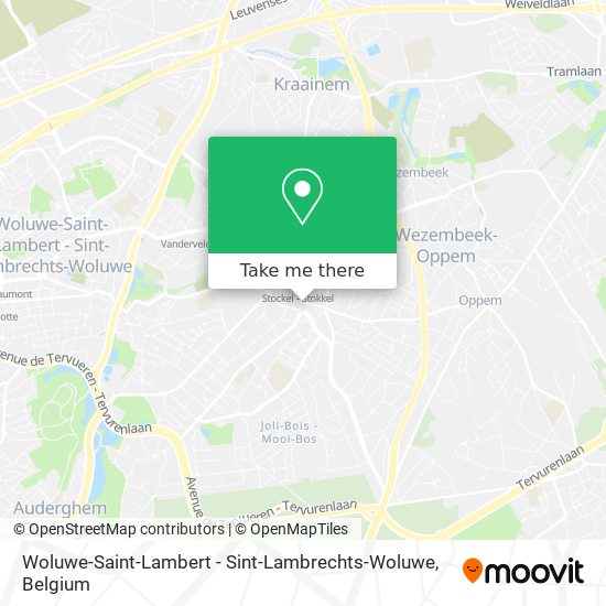 Woluwe-Saint-Lambert - Sint-Lambrechts-Woluwe plan