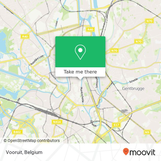 Vooruit map