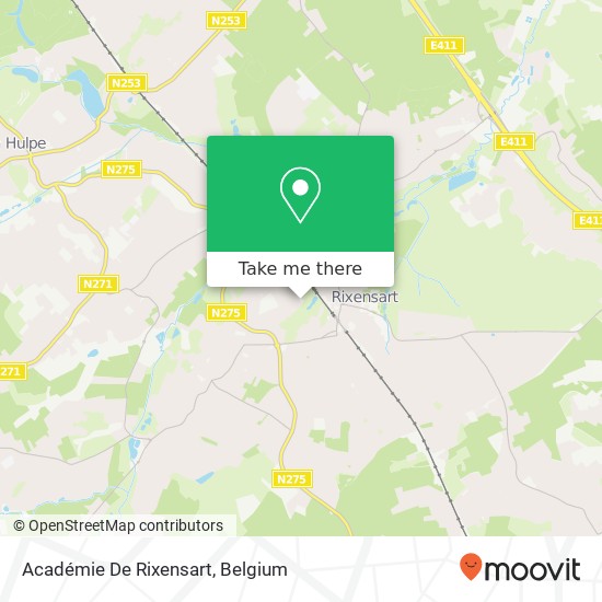 Académie De Rixensart map