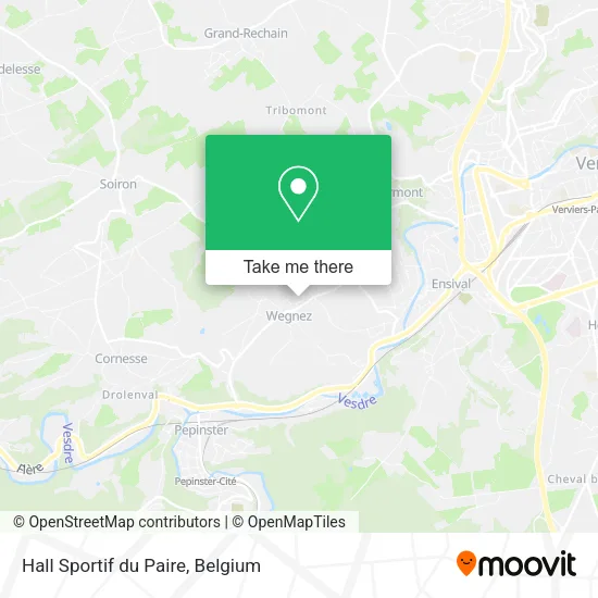 Hall Sportif du Paire map