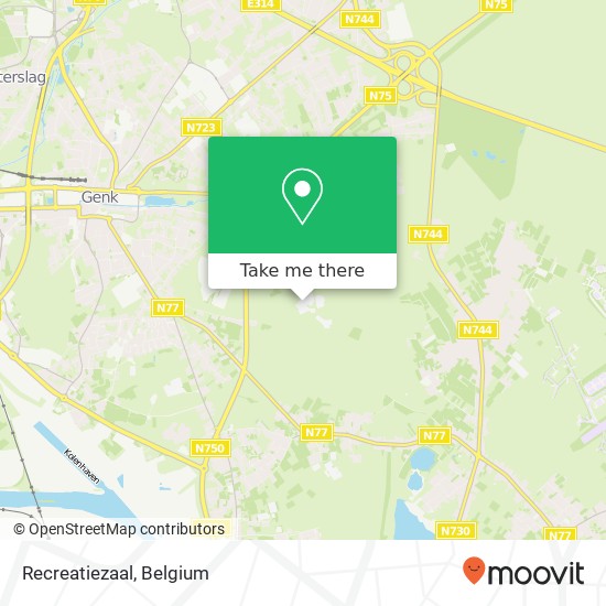 Recreatiezaal map