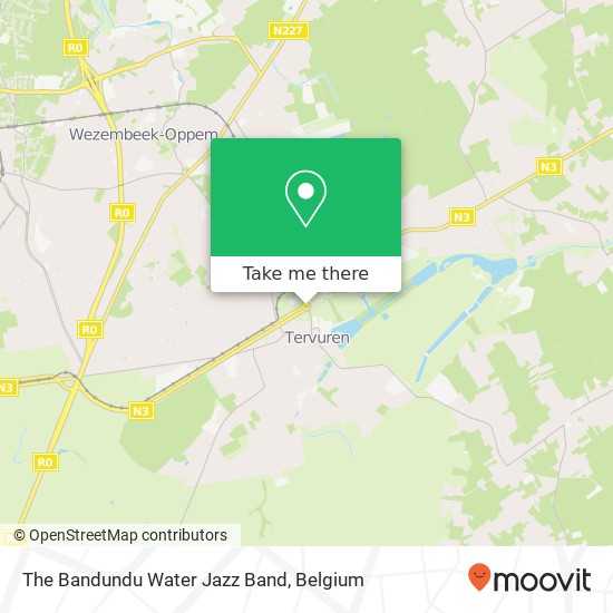 The Bandundu Water Jazz Band map