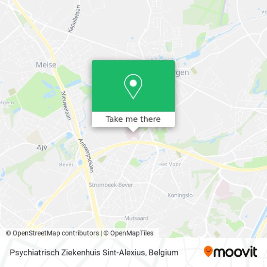 Psychiatrisch Ziekenhuis Sint-Alexius plan