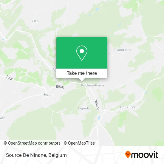 Source De Ninane map