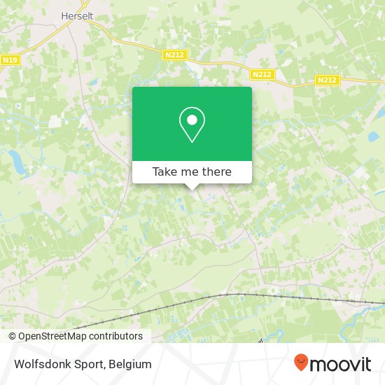 Wolfsdonk Sport map