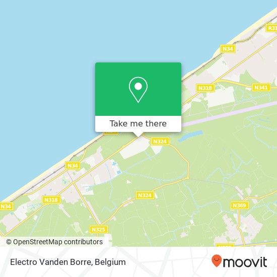 Electro Vanden Borre map
