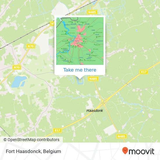 Fort Haasdonck plan