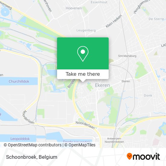 Schoonbroek map
