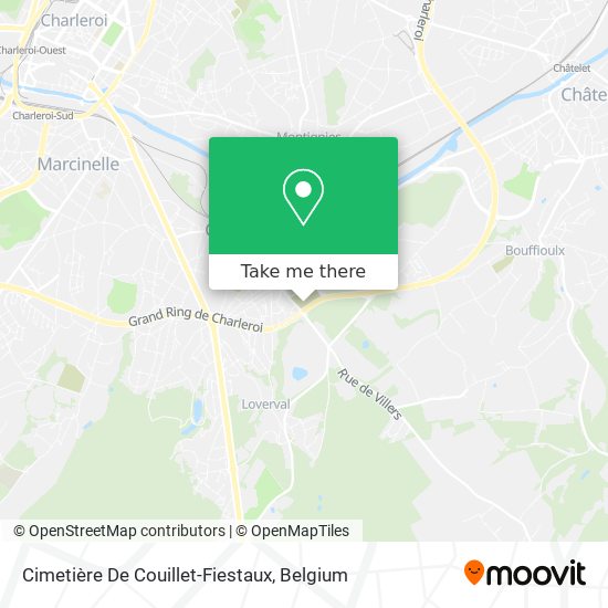 Cimetière De Couillet-Fiestaux map
