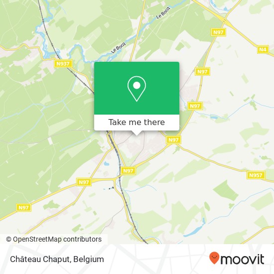 Château Chaput map