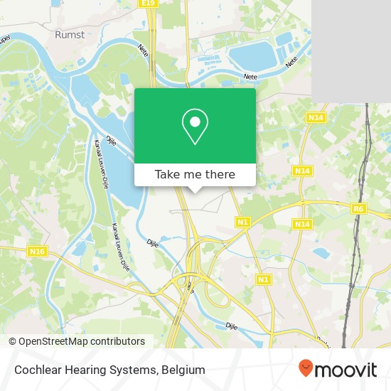 Cochlear Hearing Systems map