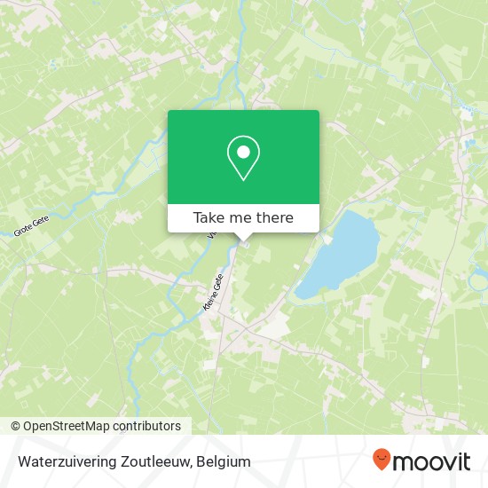 Waterzuivering Zoutleeuw plan