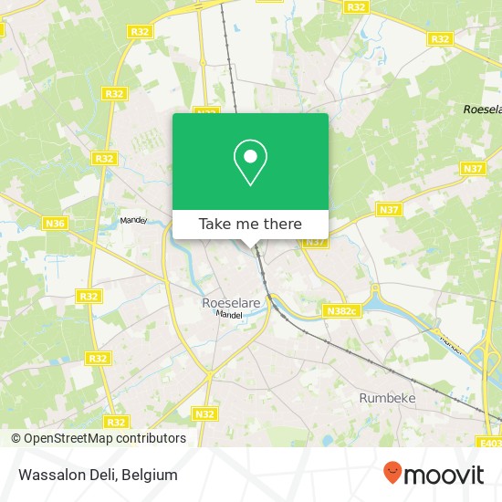 Wassalon Deli map