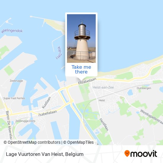 Lage Vuurtoren Van Heist plan