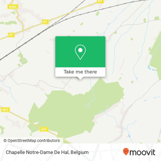 Chapelle Notre-Dame De Hal map