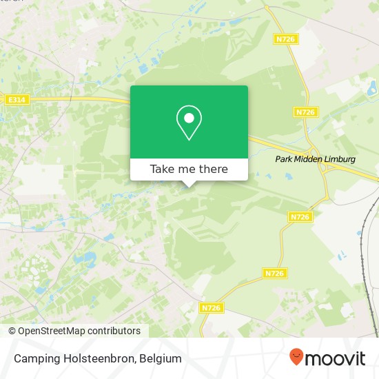 Camping Holsteenbron map